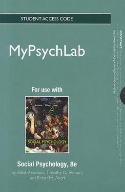 NEW MyPsychLab -- Standalone Access Card -- for Social Psychology