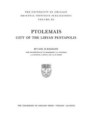 Ptolemais: City of the Libyan Pentapolis