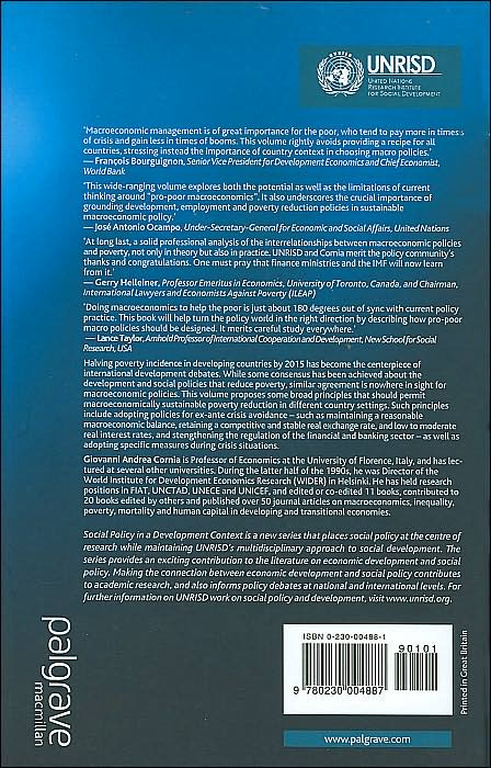 Pro-Poor Macroeconomics: Potential and Limitations