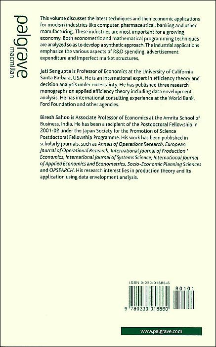 Efficiency Models in Data Envelopment Analysis: Techniques of Evaluation of Productivity of Firms in a Growing Economy