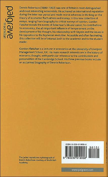 Dennis Robertson: Essays on his Life and Work
