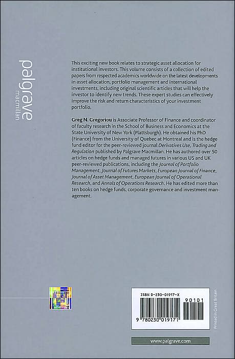 Asset Allocation and International Investments