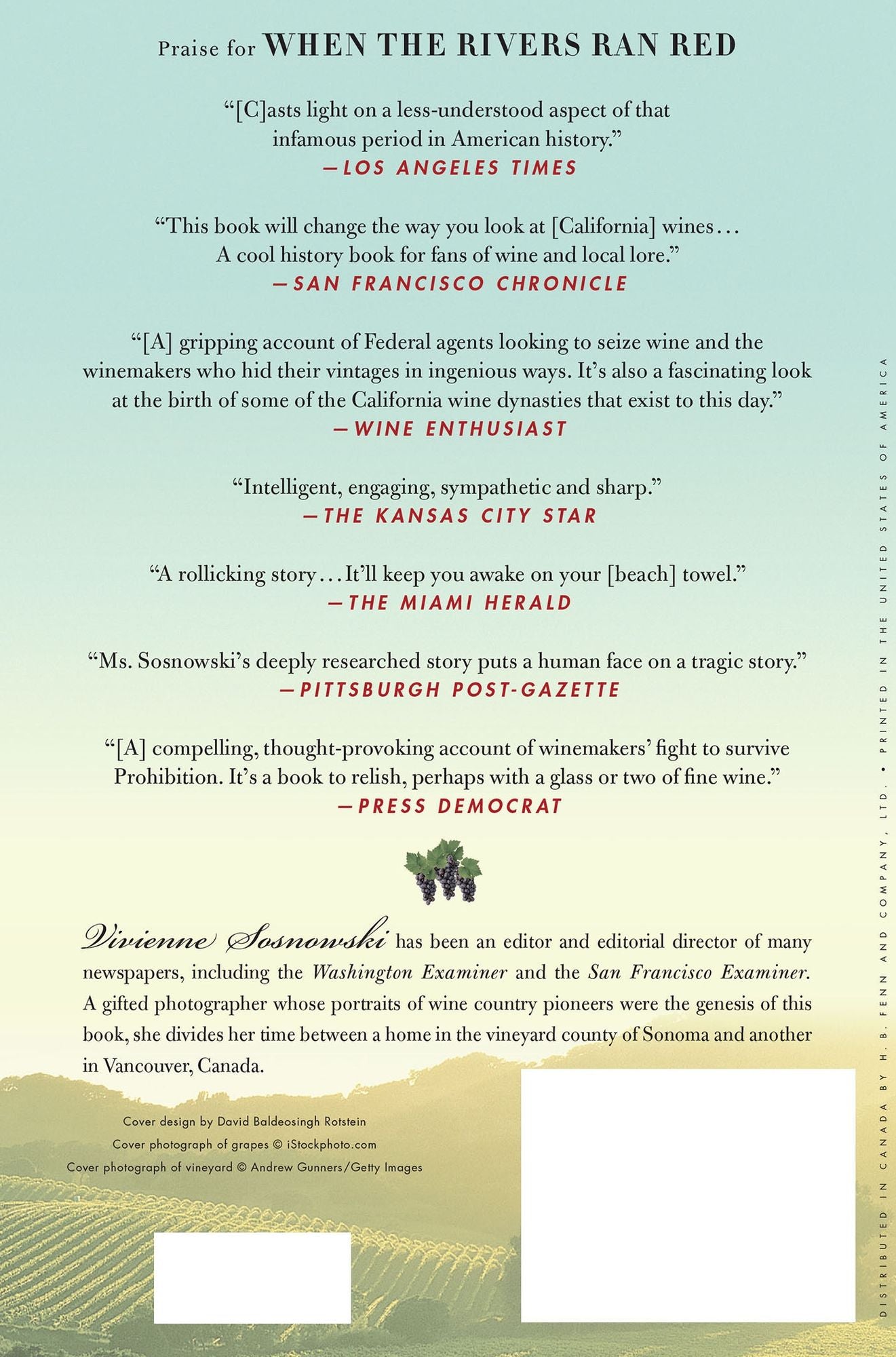 When the Rivers Ran Red: An Amazing Story of Courage and Triumph in America's Wine Country