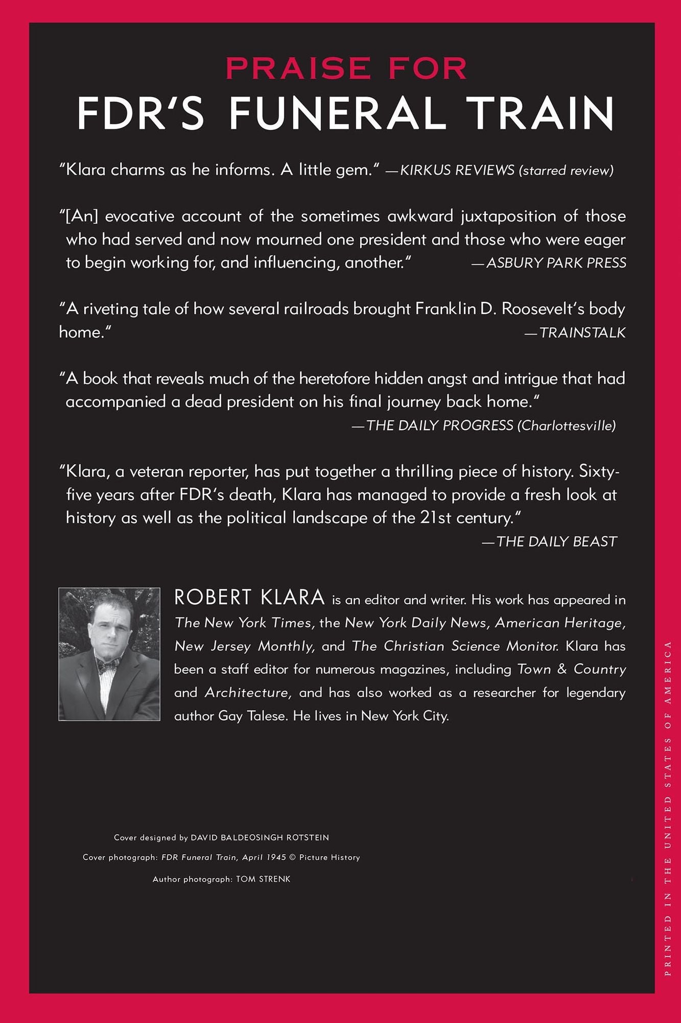 FDR's Funeral Train: A Betrayed Widow, a Soviet Spy, and a Presidency in the Balance