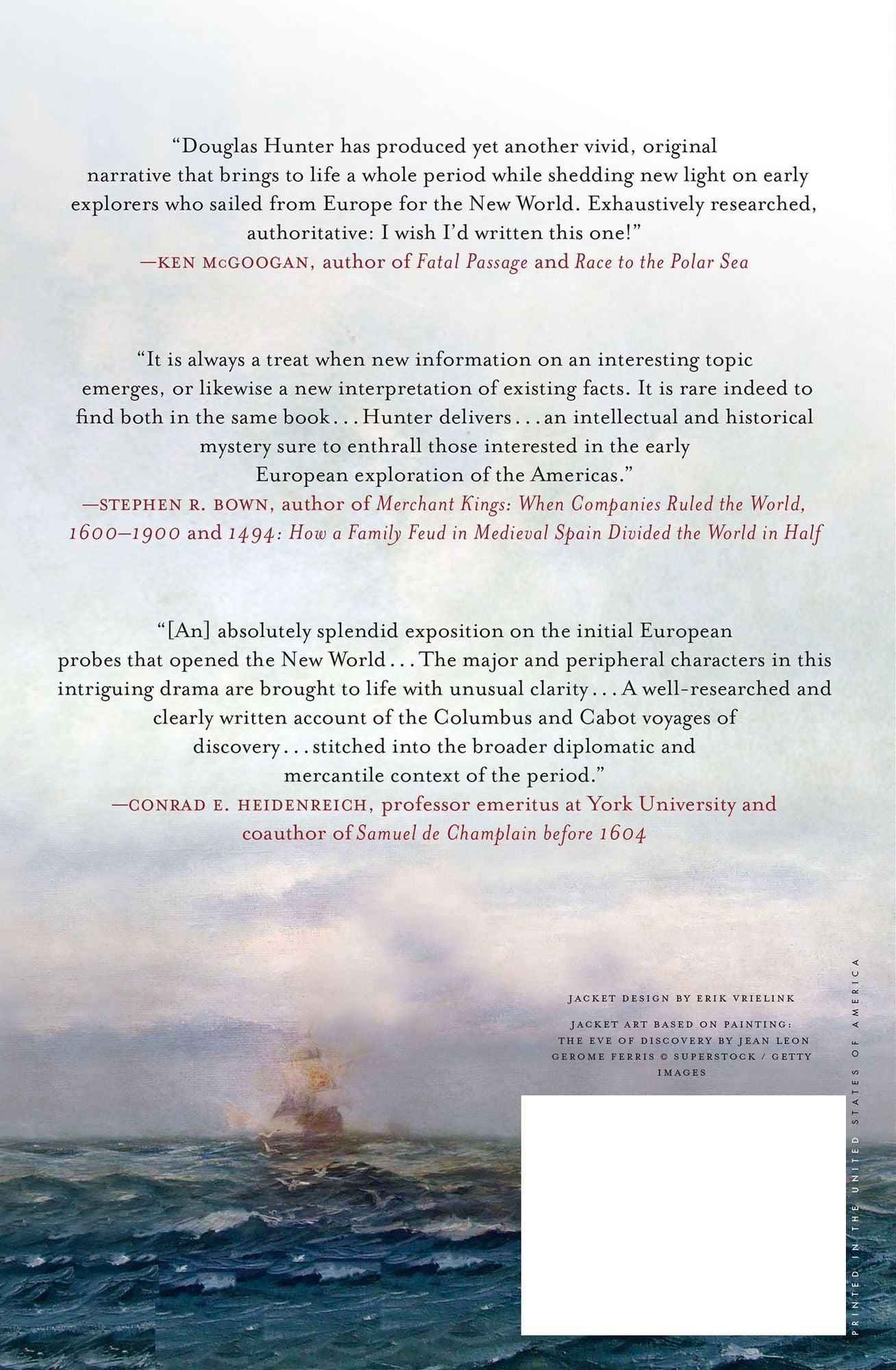 The Race to the New World: Christopher Columbus, John Cabot, and a Lost History of Discovery