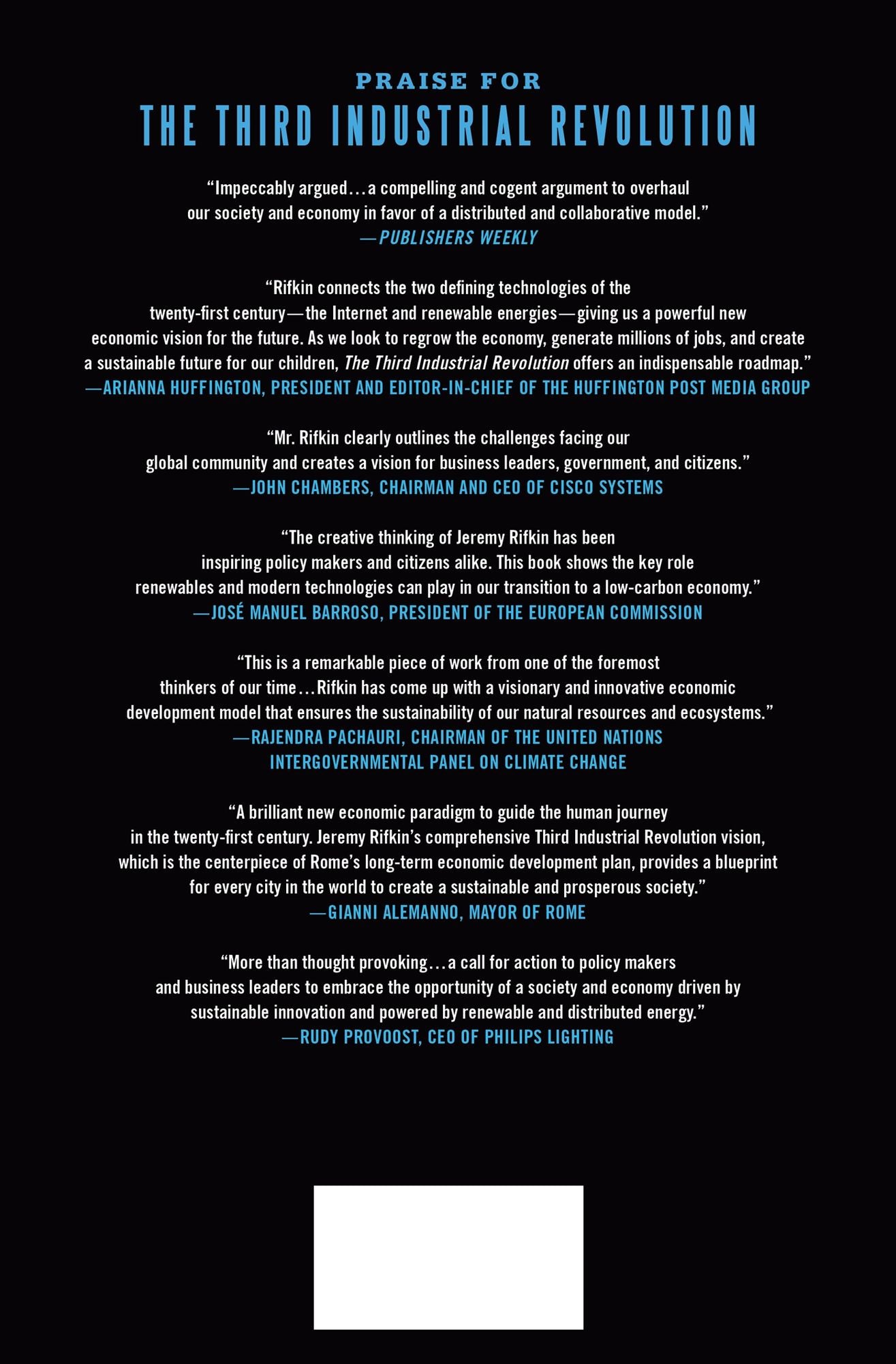 The Third Industrial Revolution: How Lateral Power Is Transforming Energy, the Economy, and the World