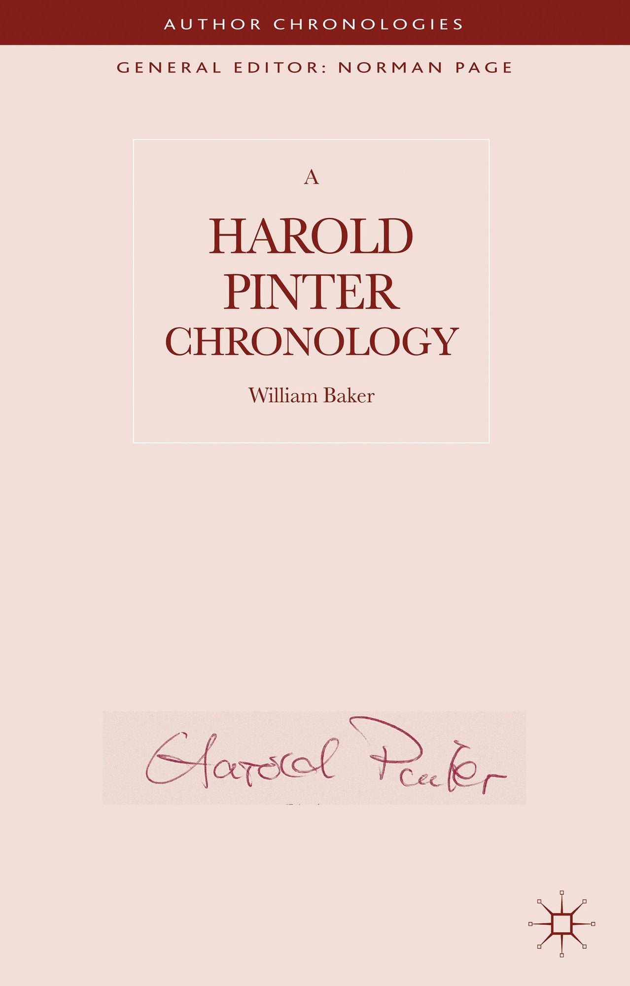 A Harold Pinter Chronology
