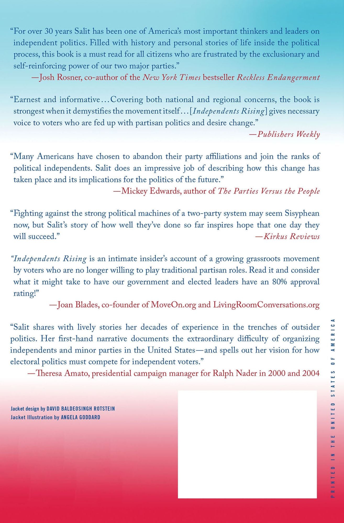 Independents Rising: Outsider Movements, Third Parties, and the Struggle for a Post-Partisan America