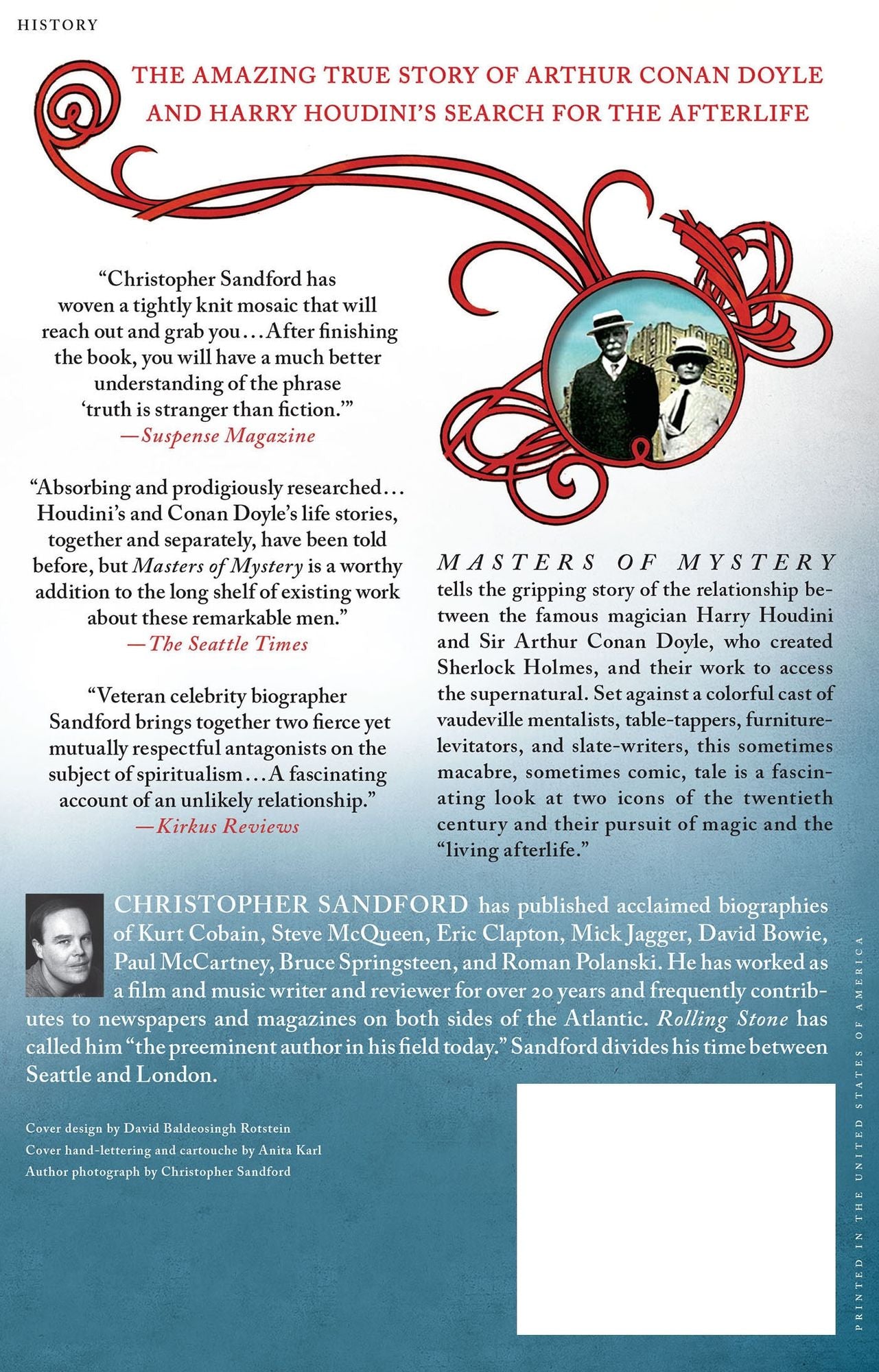 Masters of Mystery: The Strange Friendship of Arthur Conan Doyle and Harry Houdini