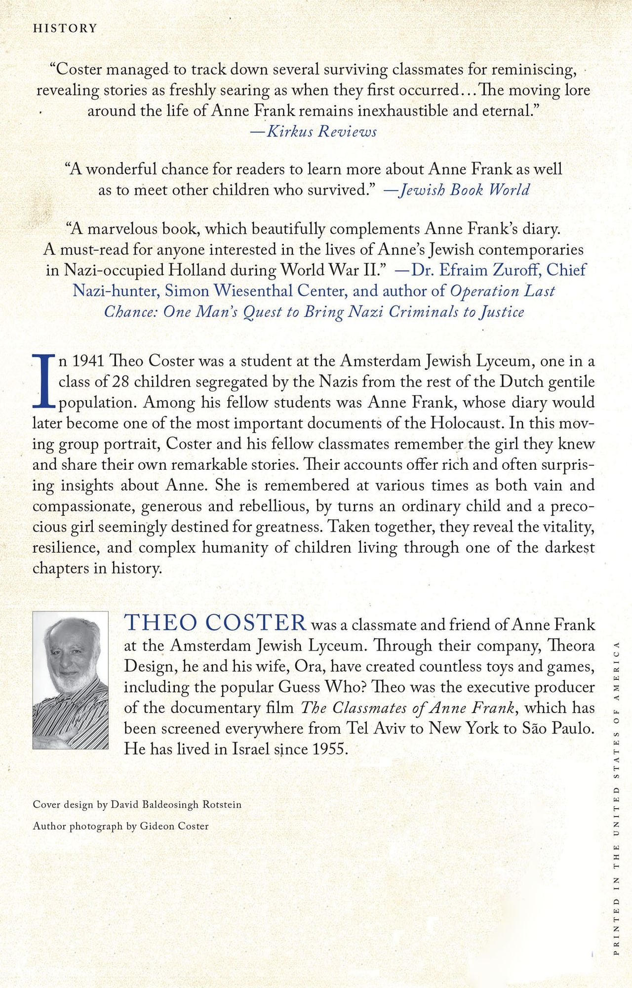 We All Wore Stars: Memories of Anne Frank from Her Classmates