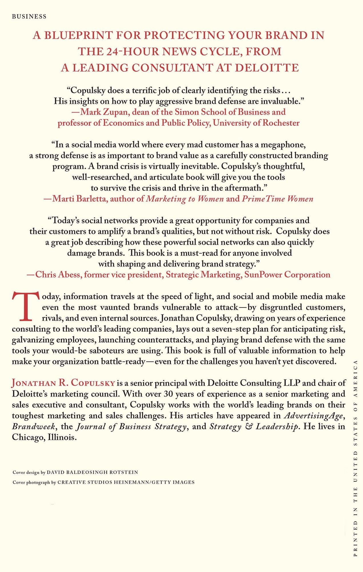 Brand Resilience: Managing Risk and Recovery in a High-Speed World