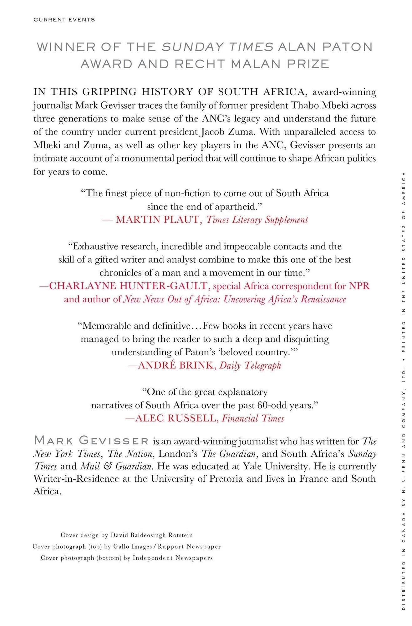 A Legacy of Liberation: Thabo Mbeki and the Future of the South African Dream