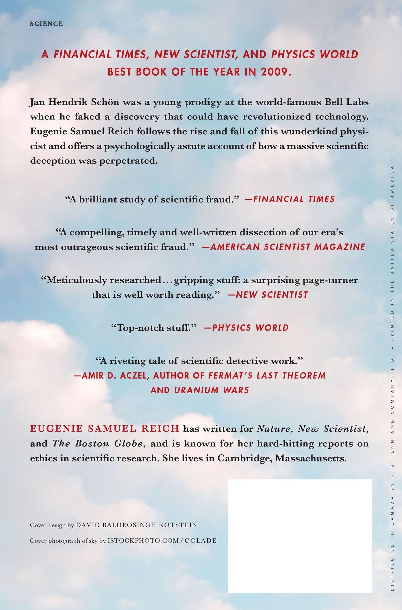 Plastic Fantastic: How the Biggest Fraud in Physics Shook the Scientific World