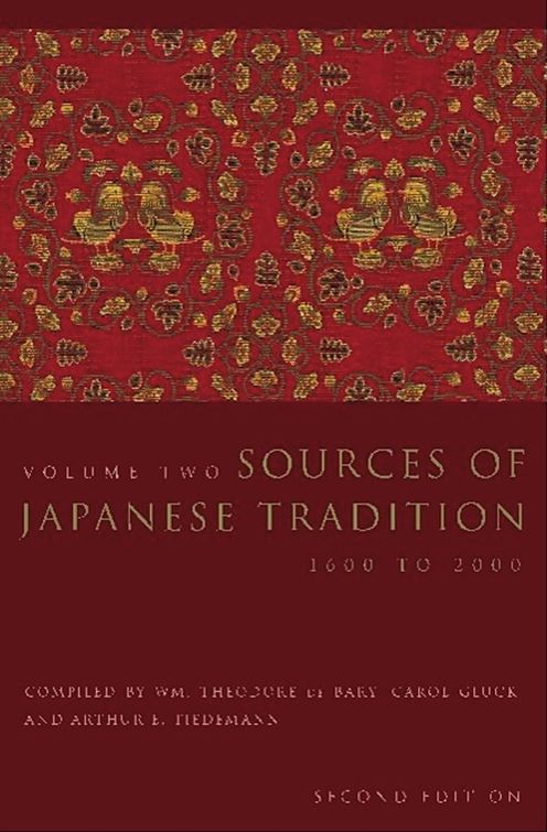 Sources of Japanese Tradition: Volume 2, 1600 to 2000