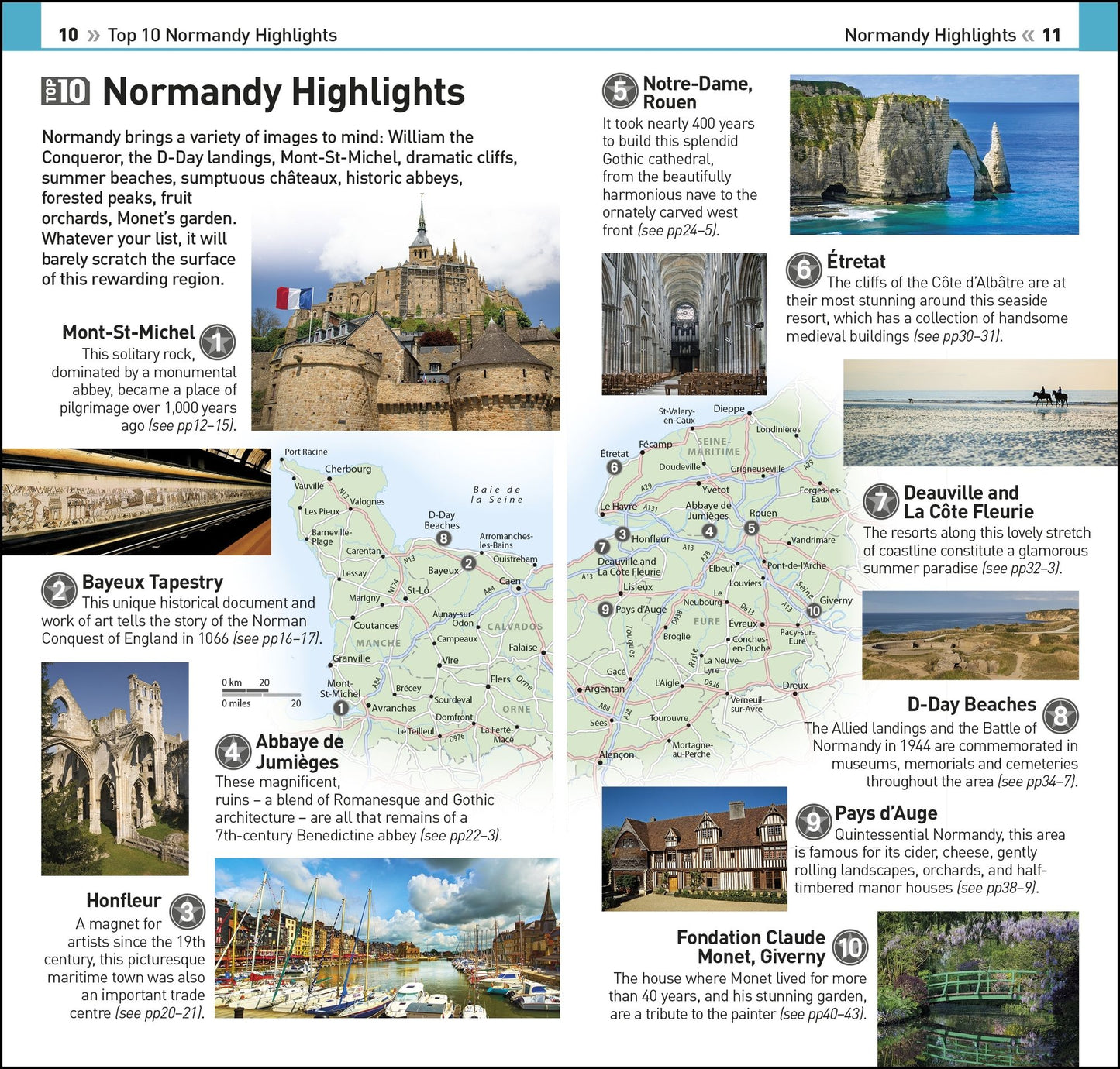 DK Eyewitness Top 10 Normandy