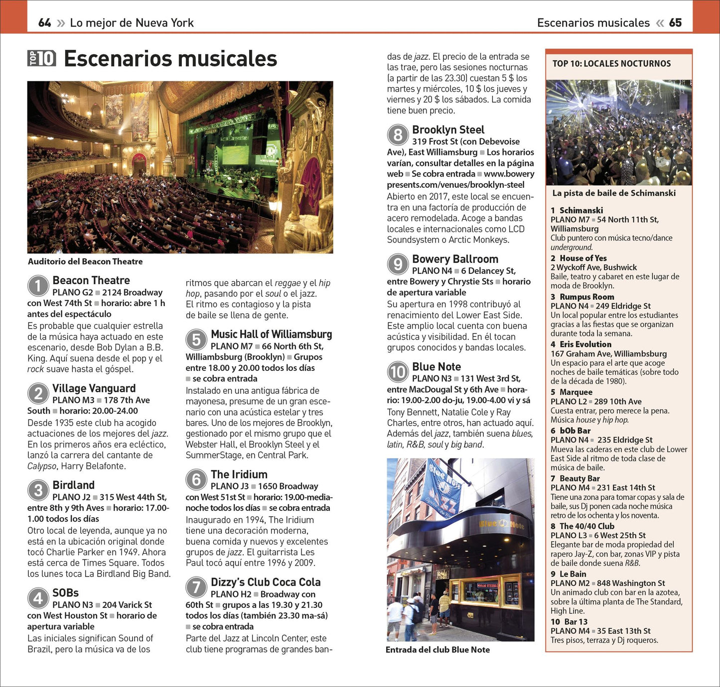 Nueva York Guï¿½a Top 10