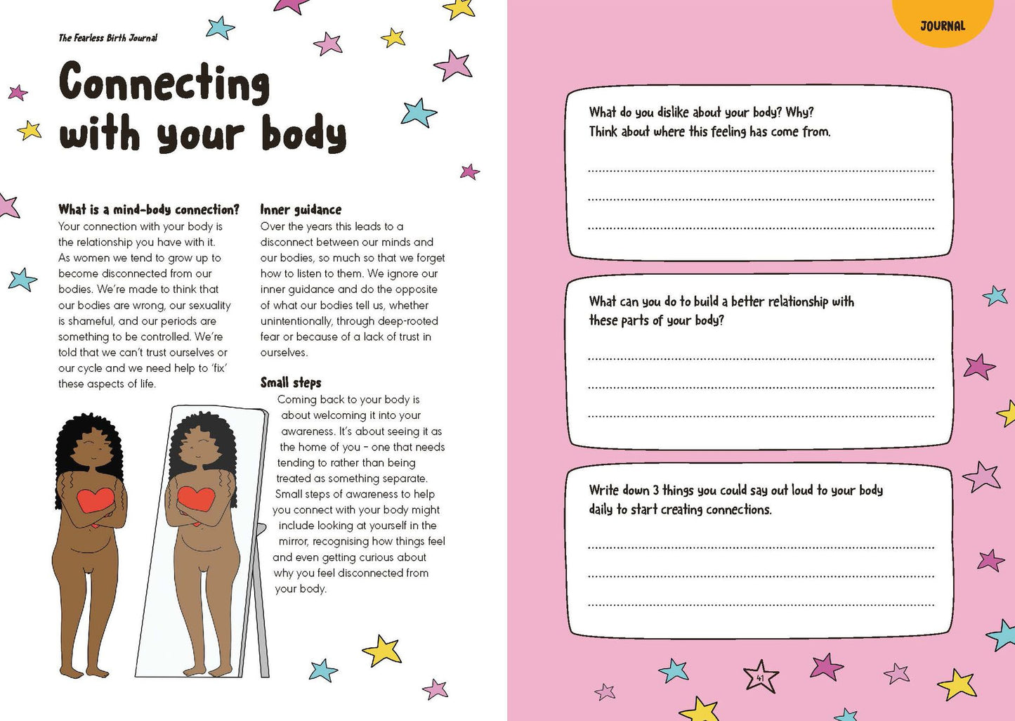 The Fearless Birth Journal: Growing Your Mind-Body Connection Throughout Pregnancy