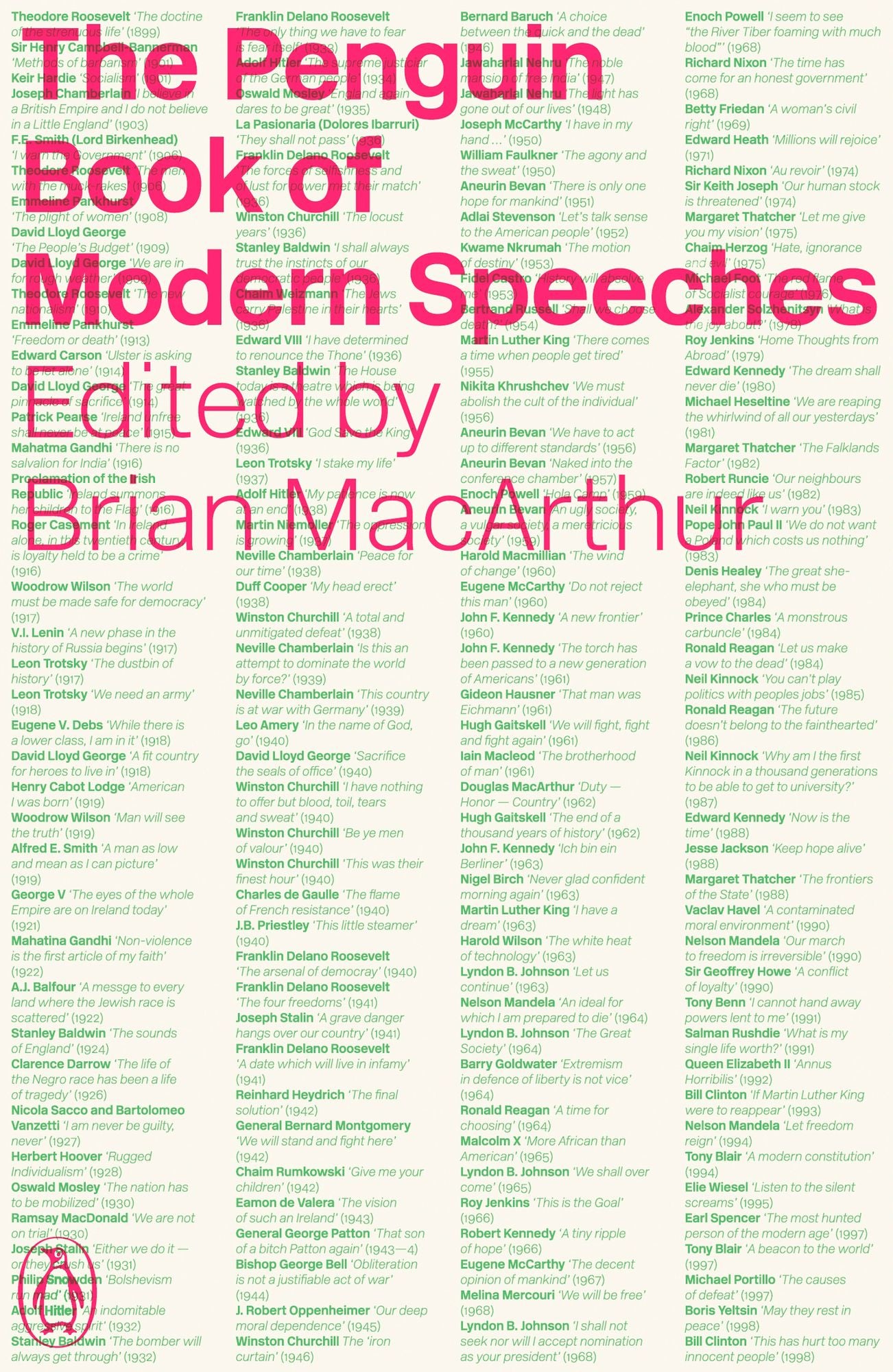 The Penguin Book of Modern Speeches