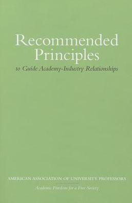 Recommended Principles to Guide Academy-Industry Relationships