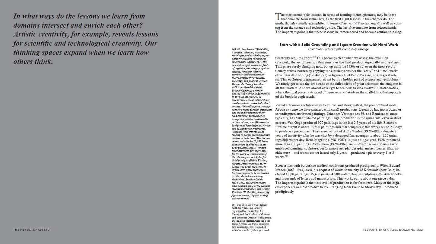 The Nexus: Augmented Thinking for a Complex World--The New Convergence of Art, Technology, and Science