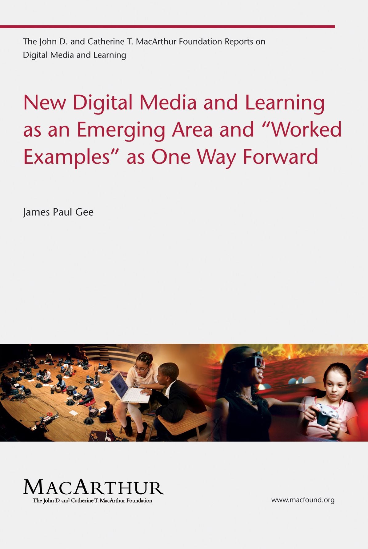 New Digital Media and Learning as an Emerging Area and "Worked Examples" as One Way Forward