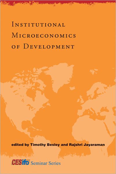 Institutional Microeconomics of Development (PagePerfect NOOK Book)