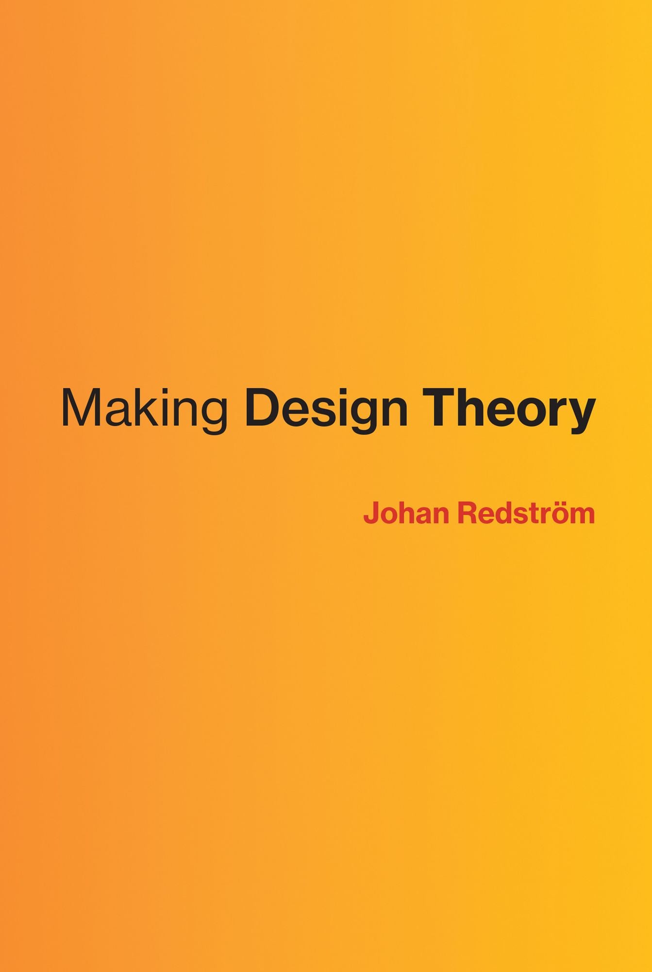 Making Design Theory