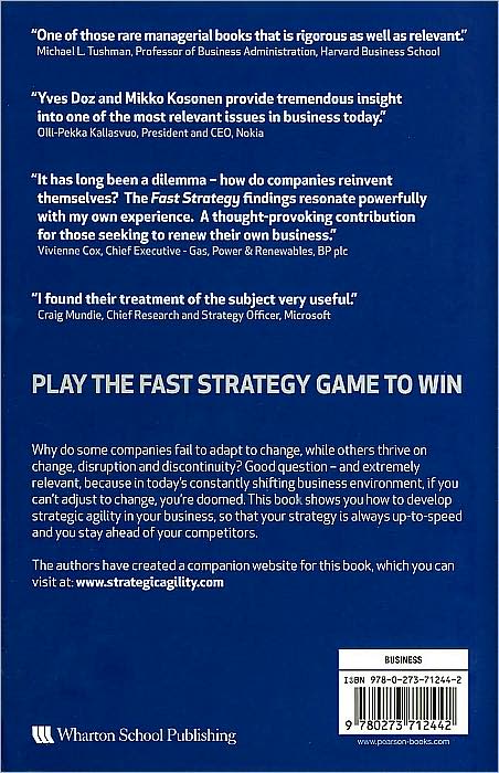 Fast Strategy: How strategic agility will help you stay ahead of the game