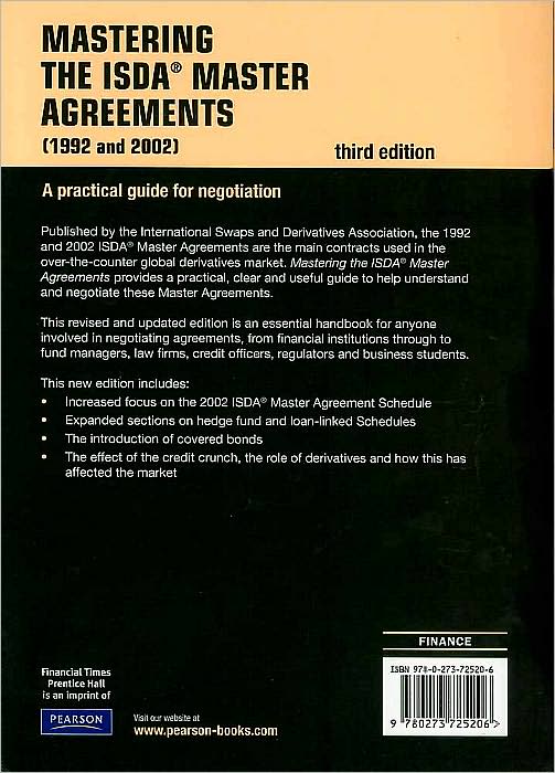 Mastering the ISDA Master Agreements: A Practical Guide for Negotiation