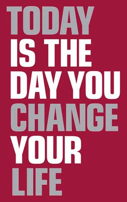 Today is the day you change your life ePub eBook