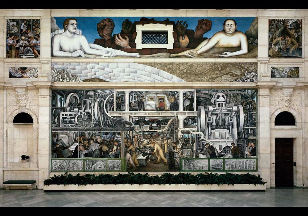 Diego Rivera and Frida Kahlo in Detroit