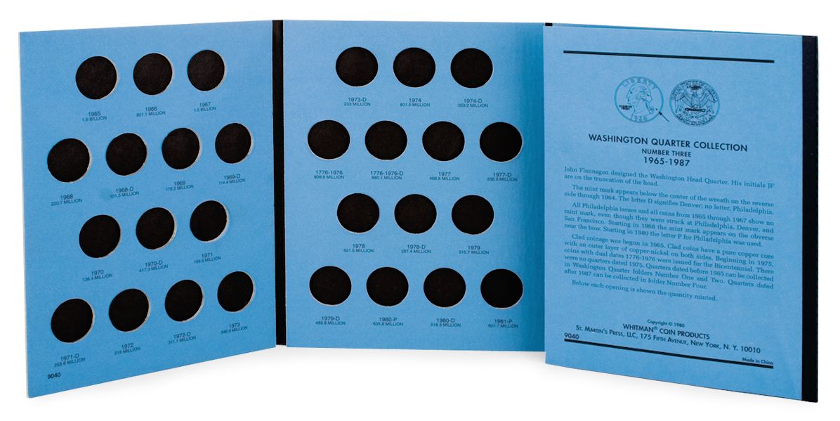 Washington Quarters, 1965-1987