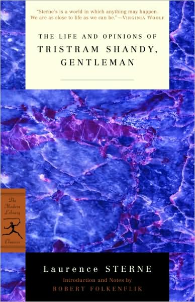 Life and Opinions of Tristram Shandy, Gentleman (Modern Library edition)