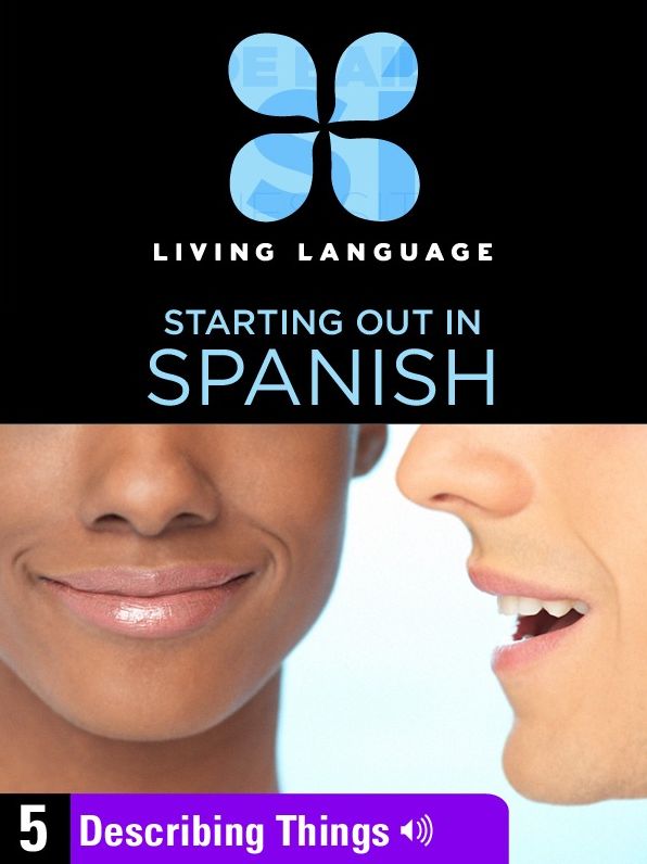 Essential Spanish, Lesson 5: Describing Things