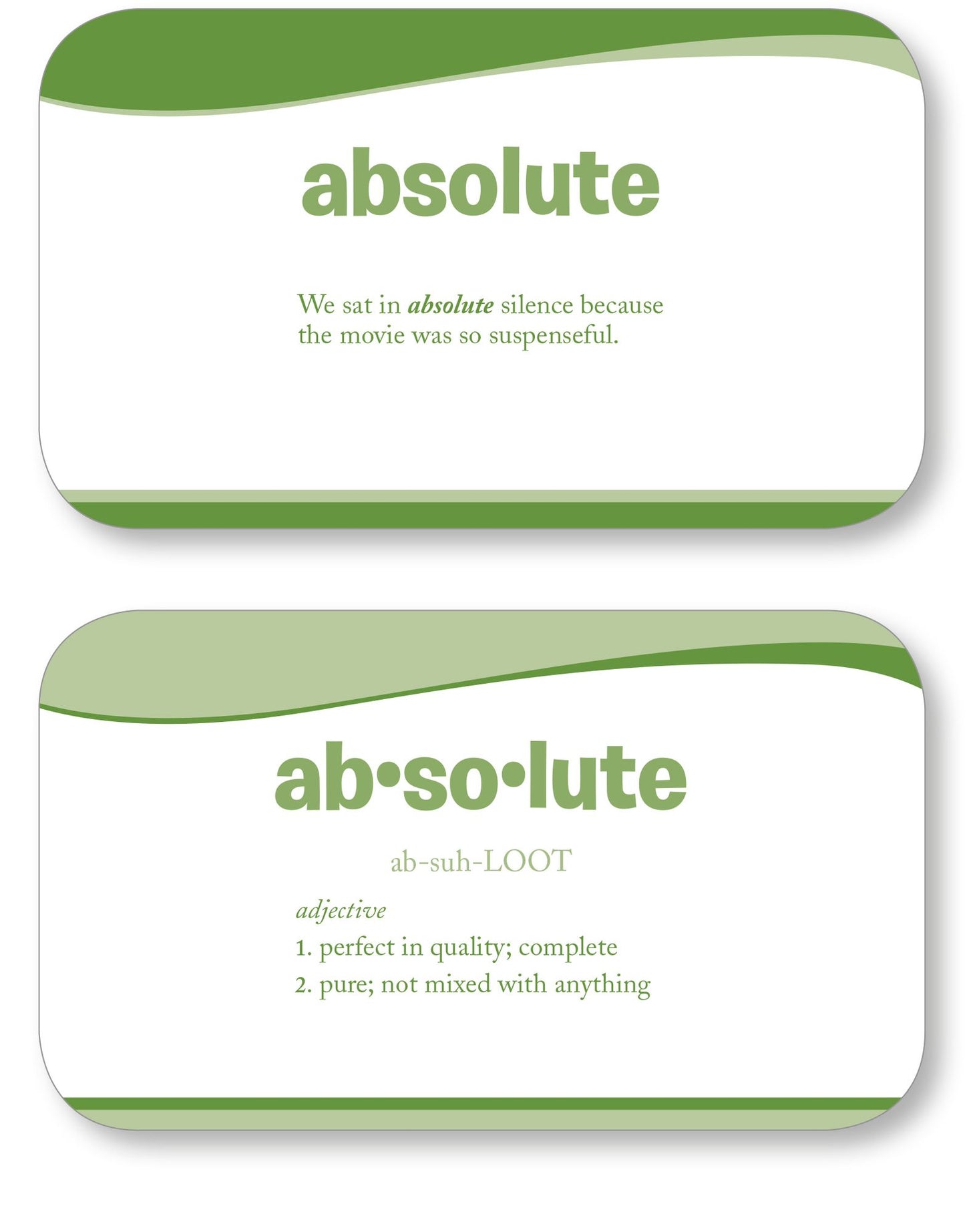 Third Grade Vocabulary Flashcards