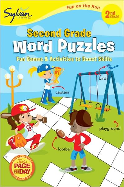 2nd Grade Word Puzzles (Sylvan Fun on the Run Series)