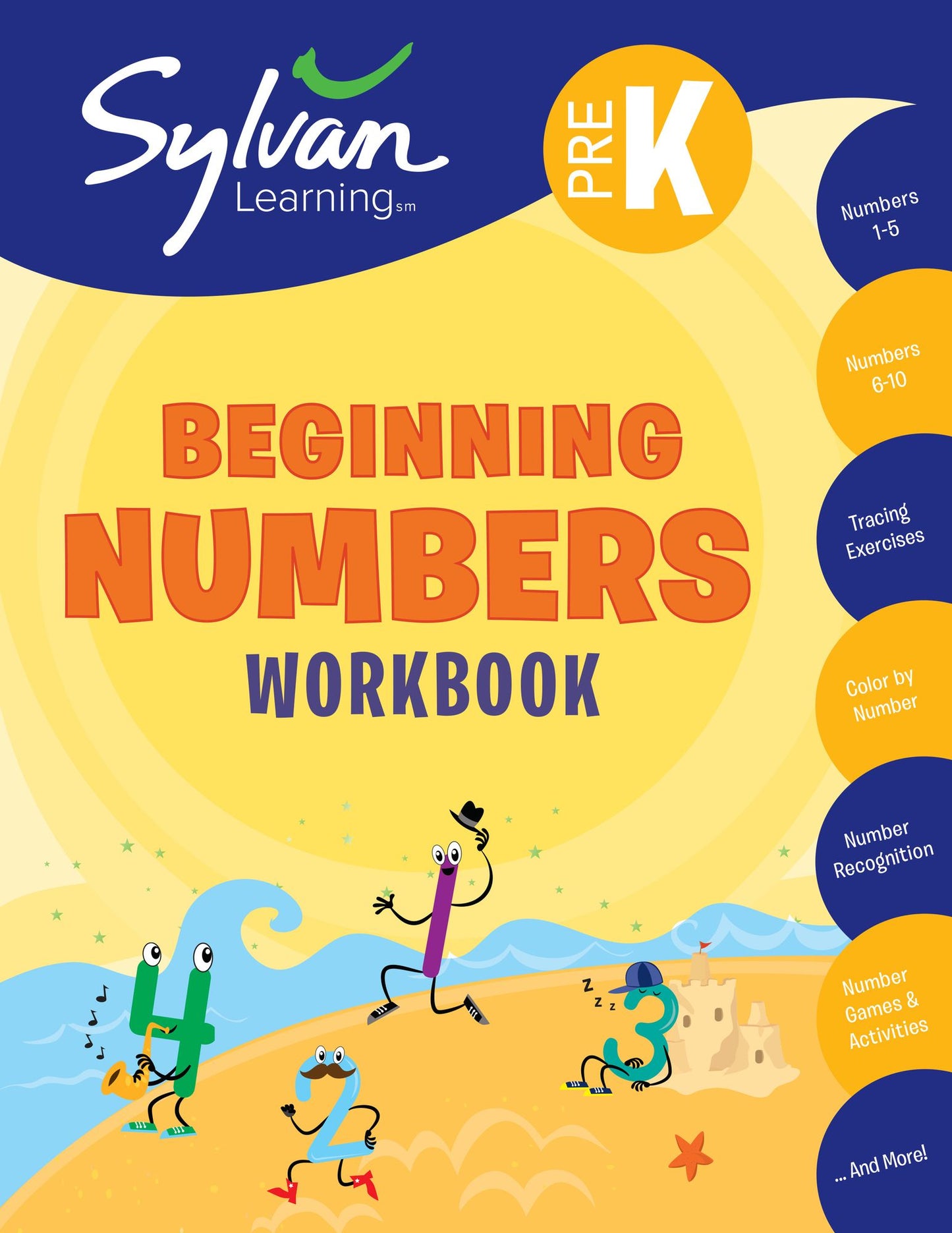 Pre-K Beginning Numbers (Sylvan Workbooks)
