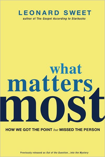 What Matters Most: How We Got the Point but Missed the Person