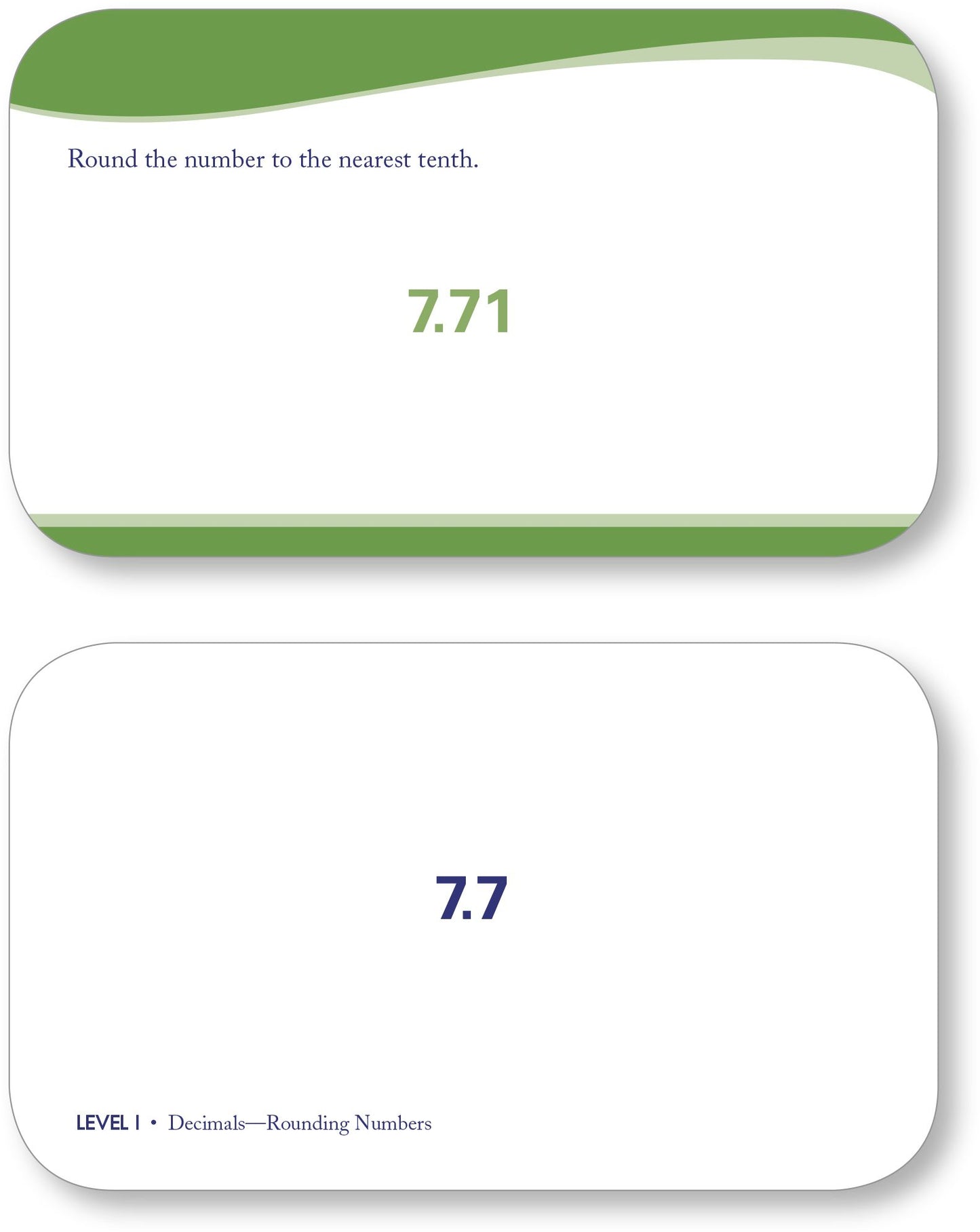 Fifth Grade Math Flashcards