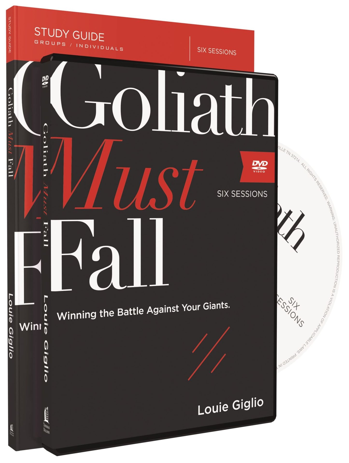 Goliath Must Fall Study Guide with DVD: Winning the Battle Against Your Giants