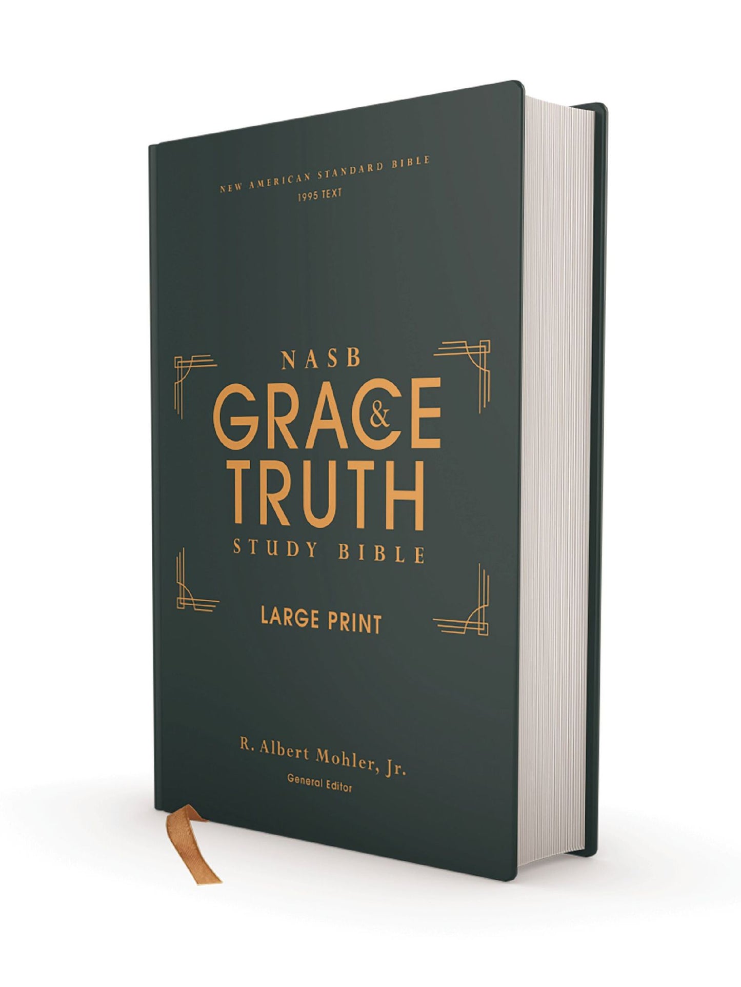 Nasb, the Grace and Truth Study Bible, Large Print, Hardcover, Green, Red Letter, 1995 Text, Comfort Print