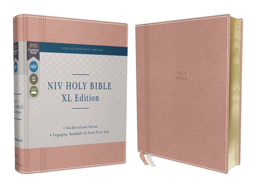 Niv, Holy Bible, XL Edition, Leathersoft, Pink, Comfort Print