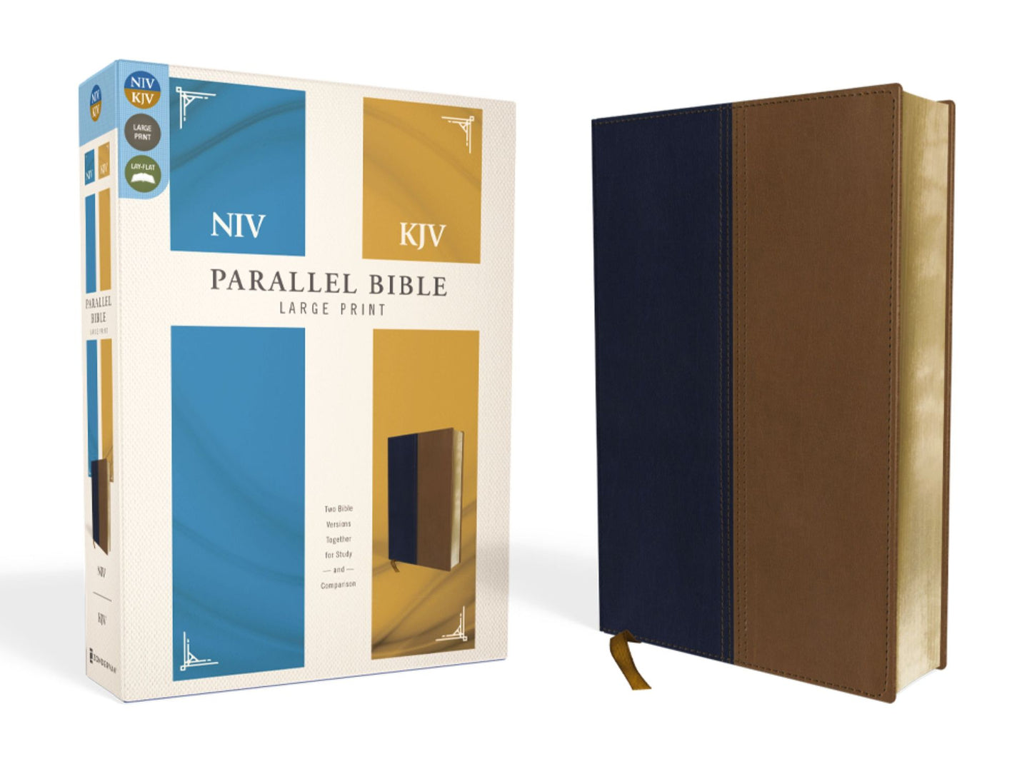 NIV and KJV Side-by-Side Bible, Large Print