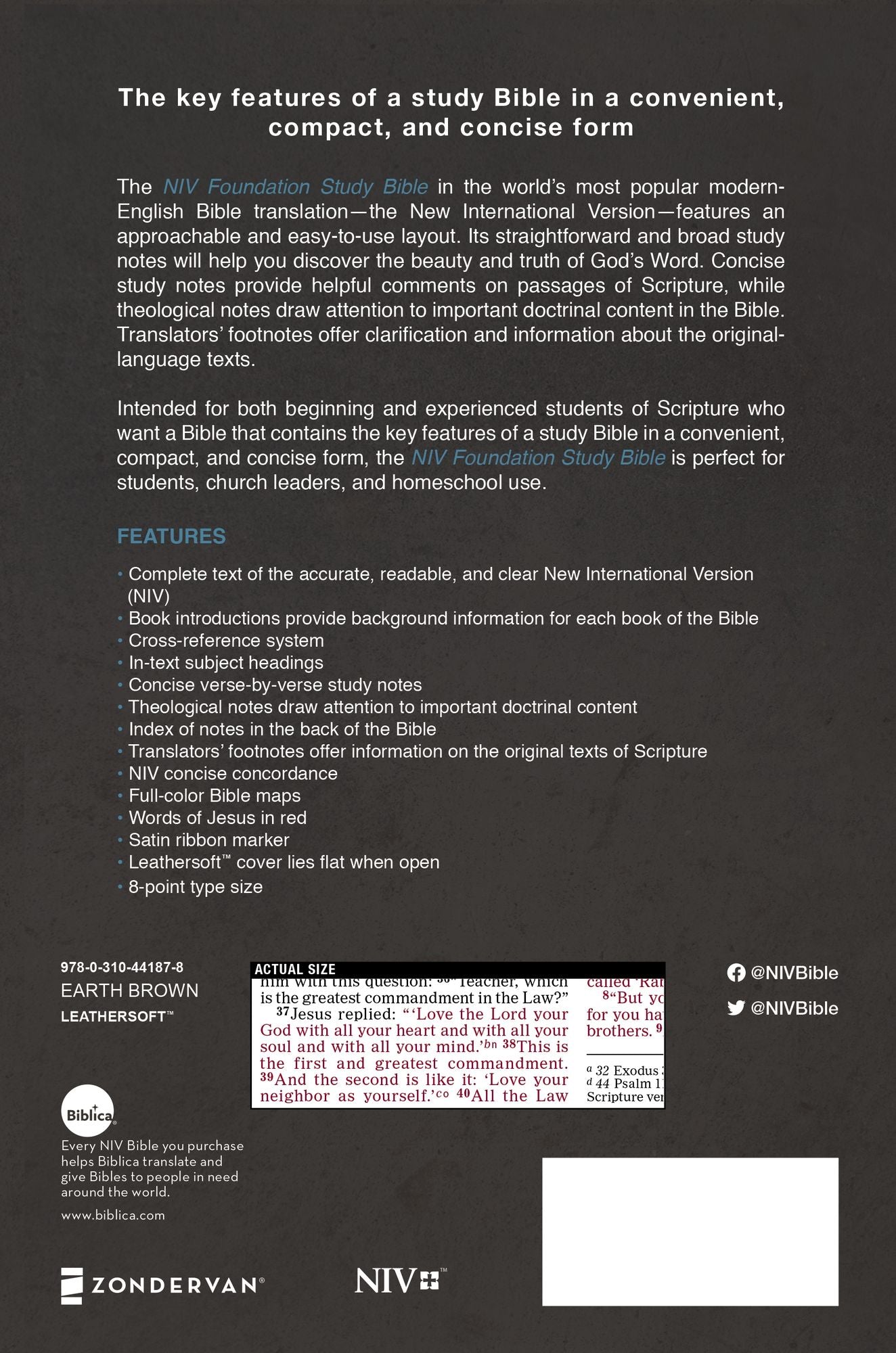 NIV Foundation Study Bible