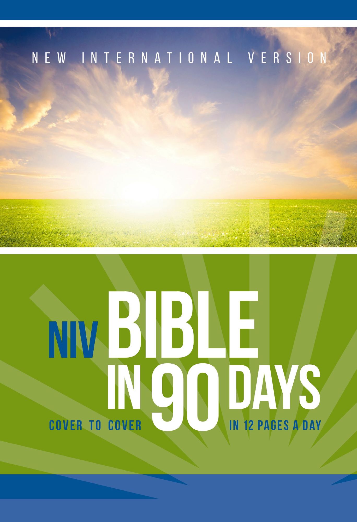 NIV, Bible in 90 Days, eBook: Cover to Cover in 12 Pages a Day