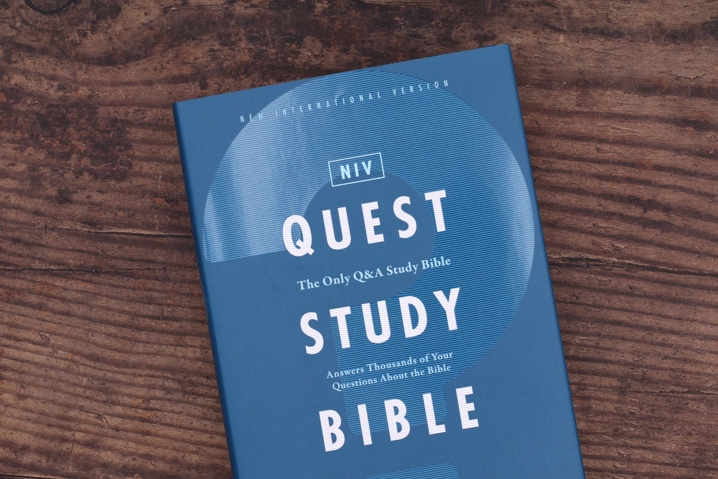 Niv, Quest Study Bible, Hardcover, Comfort Print: The Only Q and A Study Bible