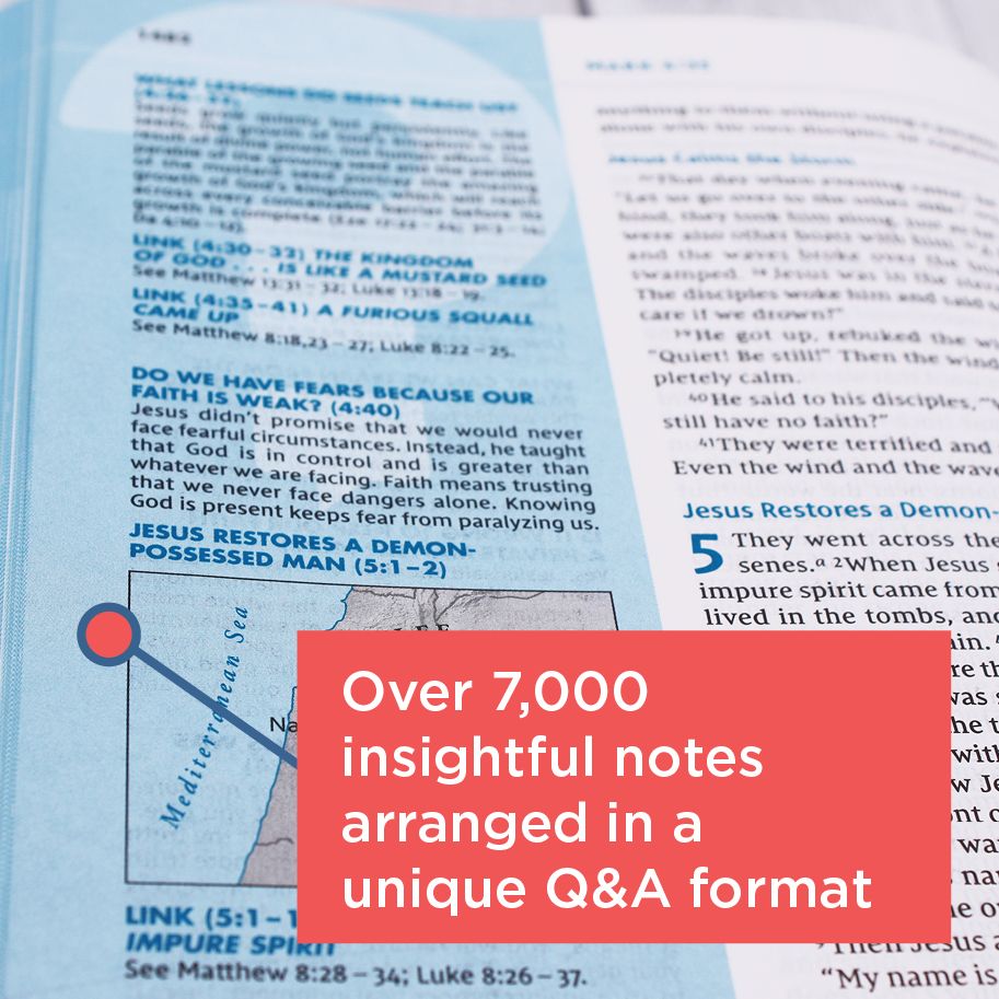 Niv, Quest Study Bible, Hardcover, Comfort Print: The Only Q and A Study Bible