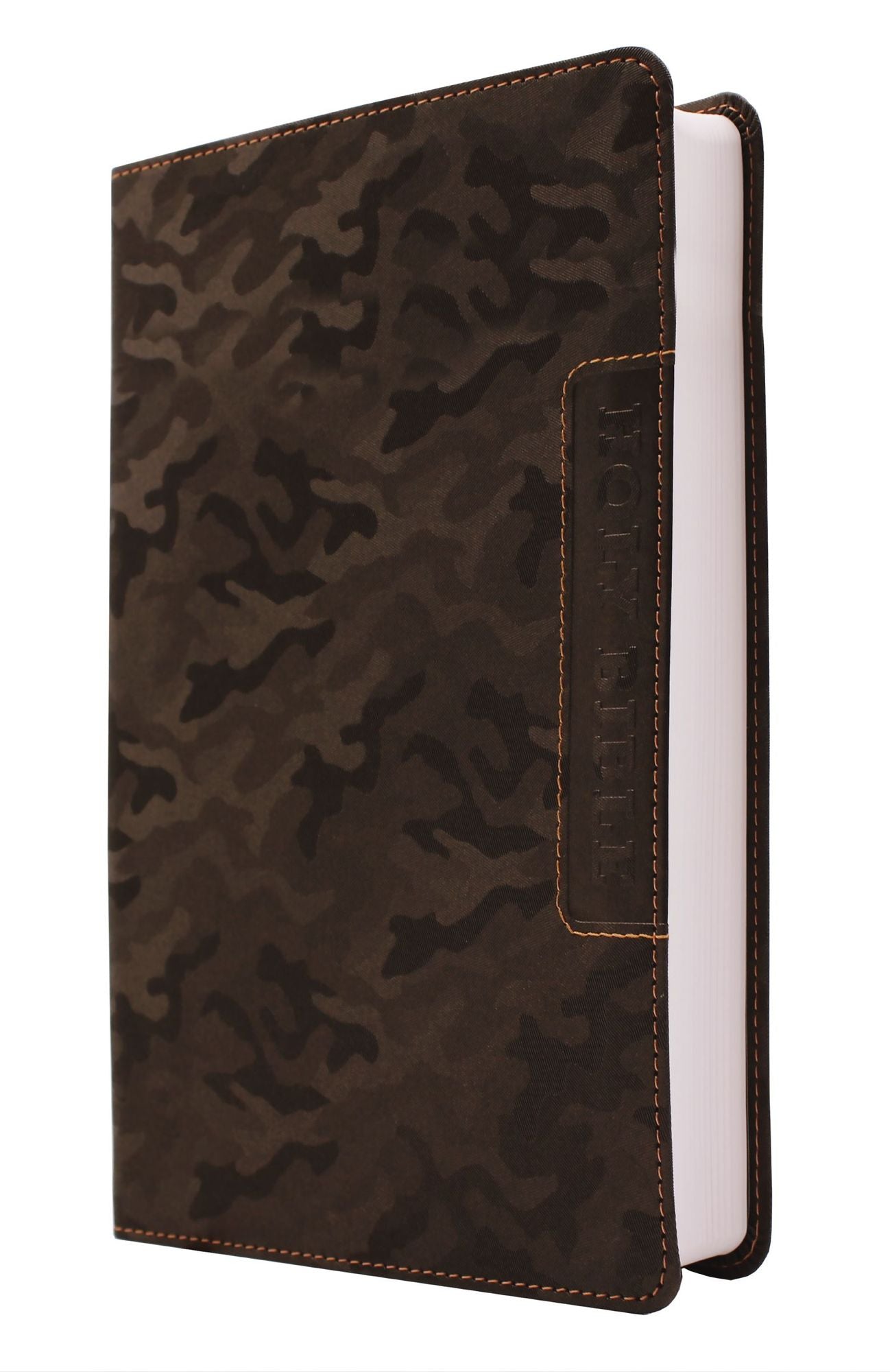 Niv, Boys' Bible, Leathersoft, Brown Camo, Comfort Print