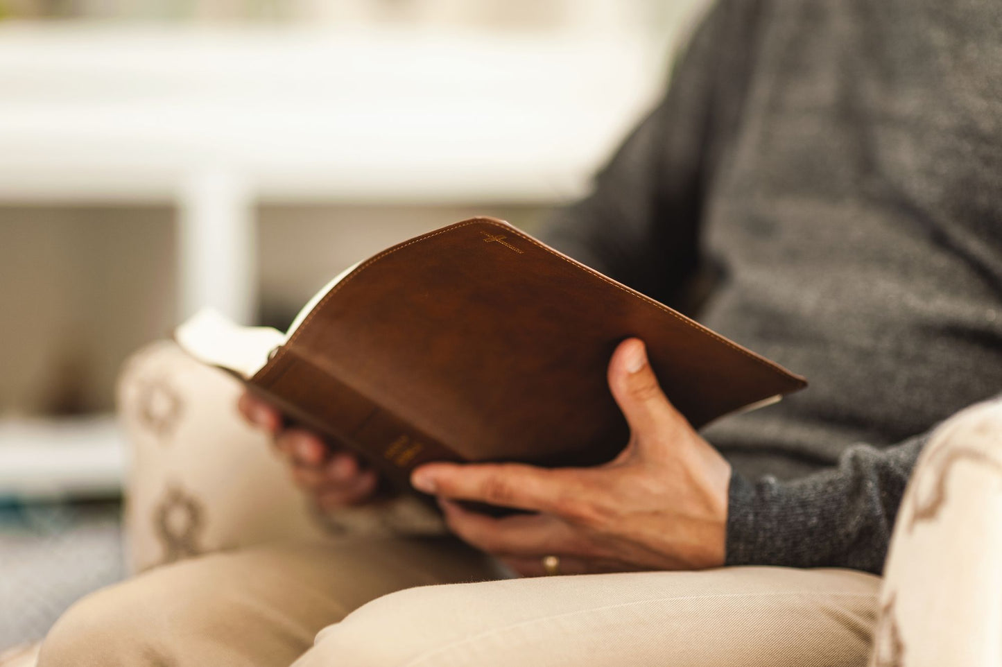 Niv, Journal the Word Bible, Double-Column, Leathersoft, Brown, Red Letter Edition, Comfort Print: Reflect, Take Notes, or Create Art Next to Your Favorite Verses