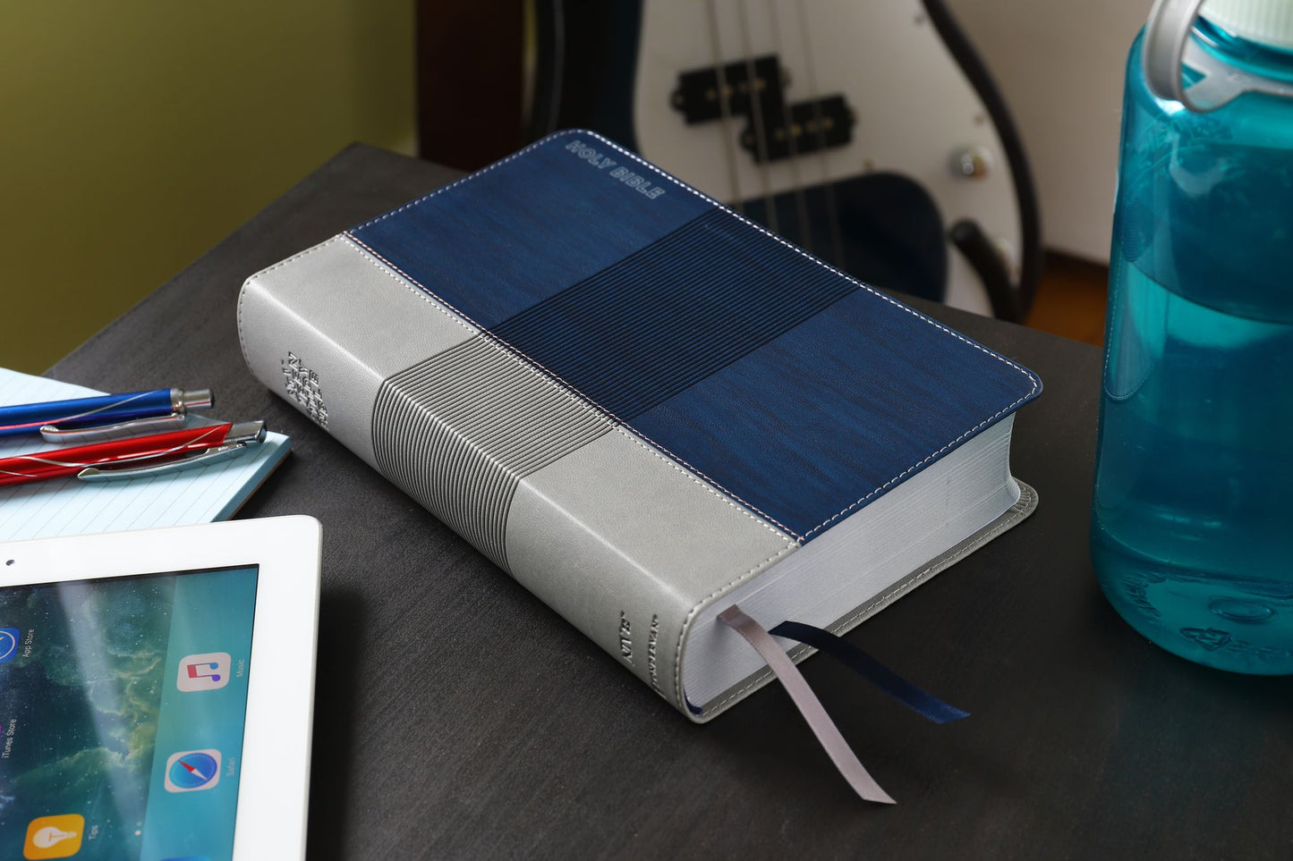 Niv, Teen Study Bible, Leathersoft, Blue, Comfort Print